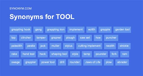 tool antonyms